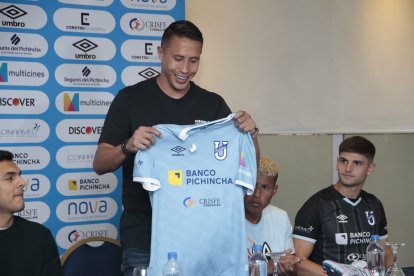 El zaguero Franklin Guerra es uno de los refuerzos de Universidad Católica. Cerró un ciclo de cinco años con Liga de Quito.