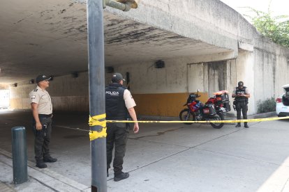 La víctima fue interceptada en este túnel del paso a desnivel de la avenida del Bombero.