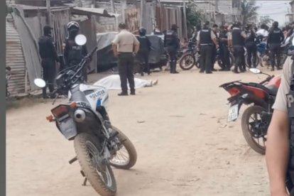 Pedro Alvarado Yépez fue asesinado a 200 metros de  su domicilio.