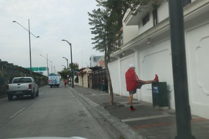 La mañana de ayer, escasas personas salieron a ejercitarse. Había temor en el sector.