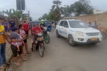 El triple asesinato ocurrió afuera de una vivienda de la ciudadela Unión Lojana.