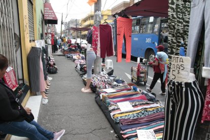 El comercio en el centro de Quito.