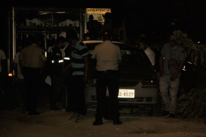 Según los primeros reportes obtenidos por la policía, el carro fue robado en Imbabura.