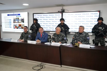 Ecuador: 19 detenidos tras operativo policial en seis provincias