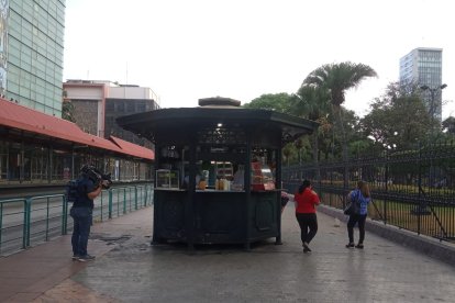 El quiosco se encuentra ubicado en