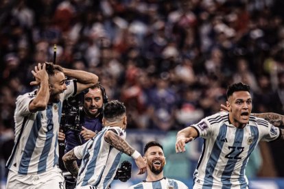 Lionel Messi sigue disfrutando haber sido campeón.