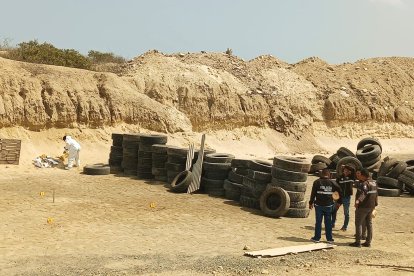 Las personas que recorren en el lugar en su mayoría son chamberos.