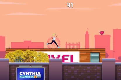 Ella busca la reelección a la Alcaldía de Guayaquil. Su promoción política ha consistido en la entrega de artículos a los potenciales votantes.