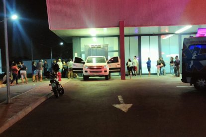 En el hospital se confirmó el deceso de la segunda víctima mortal.