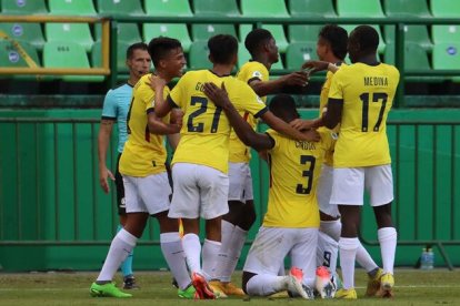 El combinado sub-20 de Ecuador lidera el grupo B del Sudamericano sub-20.