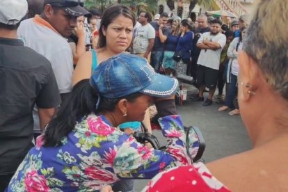 La madre de la víctima gritaba de dolor.