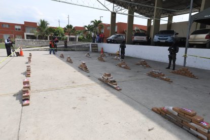 En lo que va del año se han decomisado 9 toneladas de droga en varios puertos del Ecuador.