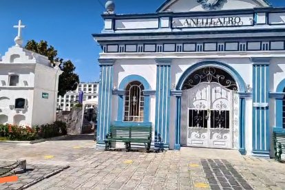 Hasta la morgue de Riobamba llevaron al occiso, quien tenía antecedentes penales.