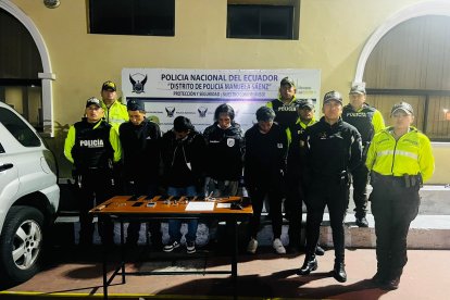 Tres de los detenidos registra antecedentes penales.