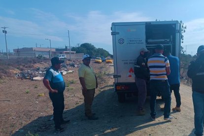 En una calle de tierra en el barrio Jimmy Candell dejaron el cuerpo.