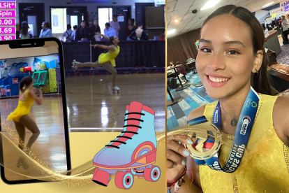 Kaianne Jiménez Barberán, además de practicar este deporte es estudiante de medicina y en el 2023 también tiene el Panamericano en República Dominicana.