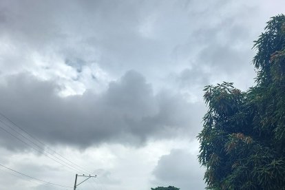 Varias personas esperan para votar.