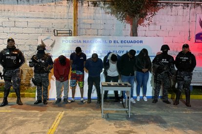 Tres de los detenidos registran antecedentes penales.