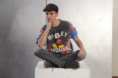 Nacho Cheddar estudió actuación desde niño.