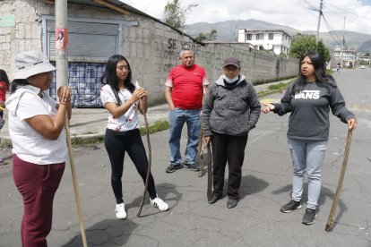 Los moradores dicen que no les tiembla la mano para garrotear a los ‘choros’.