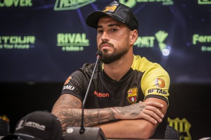 Francisco Fydriszewski, goleador de LigaPro 2022 con Aucas, ahora en Barcelona 2023.