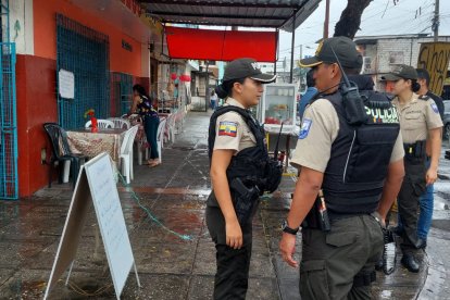 En el sitio se ejecutó un operativo de control horas después del hecho.