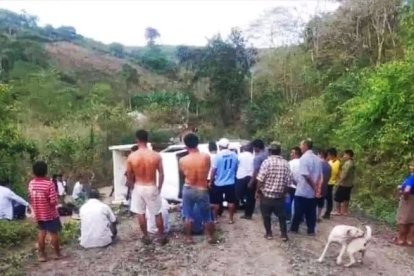 Menor fue llevado al cuartel de bomberos de la  parroquia San Lorenzo, donde solo comprobaron su deceso.