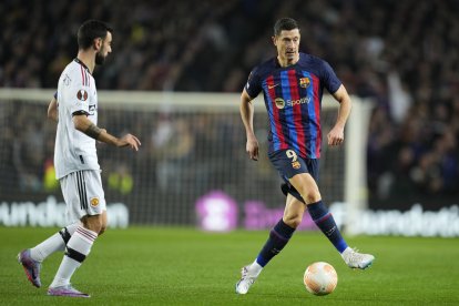 El jueves 16 de febrero de 2023, Barcelona empató 2-2 con Manchester United, en el partido de ida de los octavos de final de la Europa League.