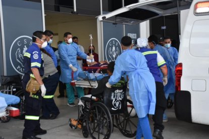 Según el Seguro Social de Panamá, se movilizaron 65 trabajadores de la salud para atender la emergencia.