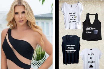 carolina Jaume ya no llora y factura con su nueva línea de camisetas con sus populares dichos