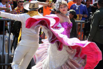 Verónica Alcocer disfrutó del Carnaval.