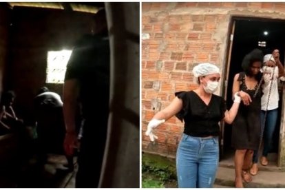 Rosinalva Borges da Silva fue liberada el pasado 9 de febrero, encerrada en su propia casa.