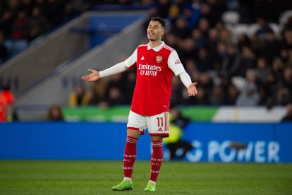 Gabriel Martinelli registra 9 goles y 2 asistencias en 24 partidos disputados.