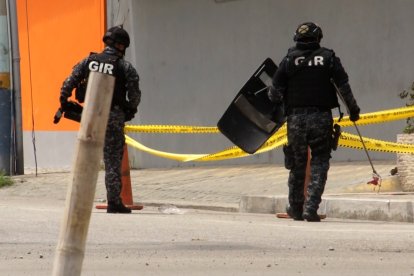 Personal del GIR realizó una detonación controlada.