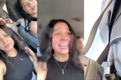 El momento quedó documentado en video.