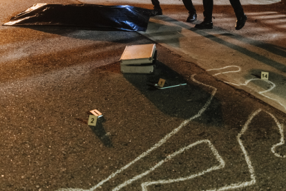 Referencial de un crimen.