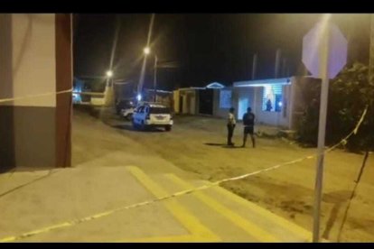 La casa donde se cometió el triple asesinato