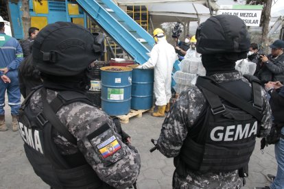 El proceso lo realiza una empresa privada de la que no se reveló su nombre.