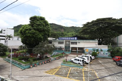 La docente amenazada imparte la asignatura de ingles en este colegio de Guayaquil.