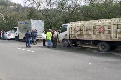 Era conductor de un camión de cilindros de gas.