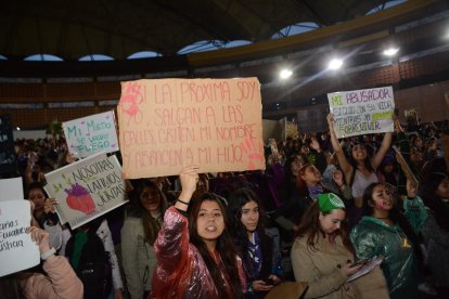Las participantes en la Casa de la Cultura.