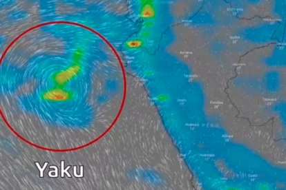 El ciclón Yaku influye en las intensas lluvias que golpean a Ecuador