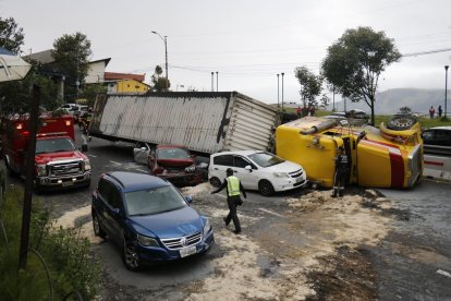 El percance ocurrió al mediodía del viernes 10 de marzo de 2023.