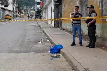 La Policía realizó el levantamiento de los restos para establecer si las partes pertenecen al mismo cuerpo