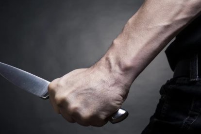 El sospechoso tenía huellas de la pelea que había tenido con su expareja.