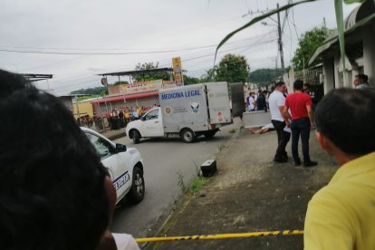 Los asesinos no le dieron chance a nada a la víctima que intentó correr.