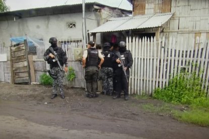 En el sitio se ejecutó un operativo posteriormente al ataque armado.