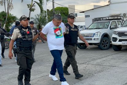 La Policía Nacional detuvo a los presuntos sacapintas horas después del asalto.