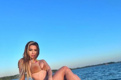 La salvadoreña regresó a Ecuador y no ha publicado nada al respecto.