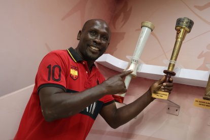 Segundo Mercado, uno de los mejores boxeadores que ha dado el Ecuador. Ahora tiene 56 años.